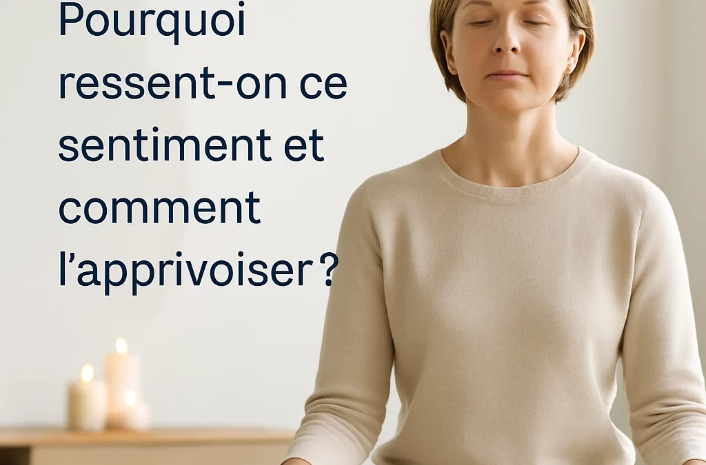 Femme en méditation à Neuchâtel – vide intérieur et calme profond