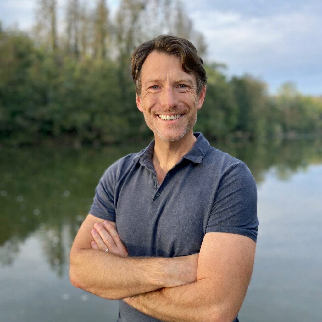 Portrait de David Juncker, coach santé et stress à Neuchâtel, accompagnement individuel corps et mental