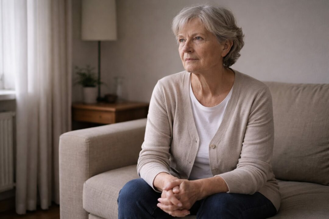 Personne âgée dans un cadre calme illustrant un accompagnement individuel non médical à Neuchâtel